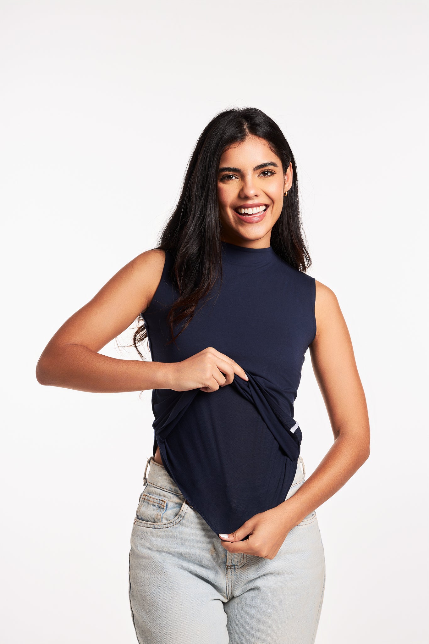 Bamboo Double Layer Sleeveless Undershirt