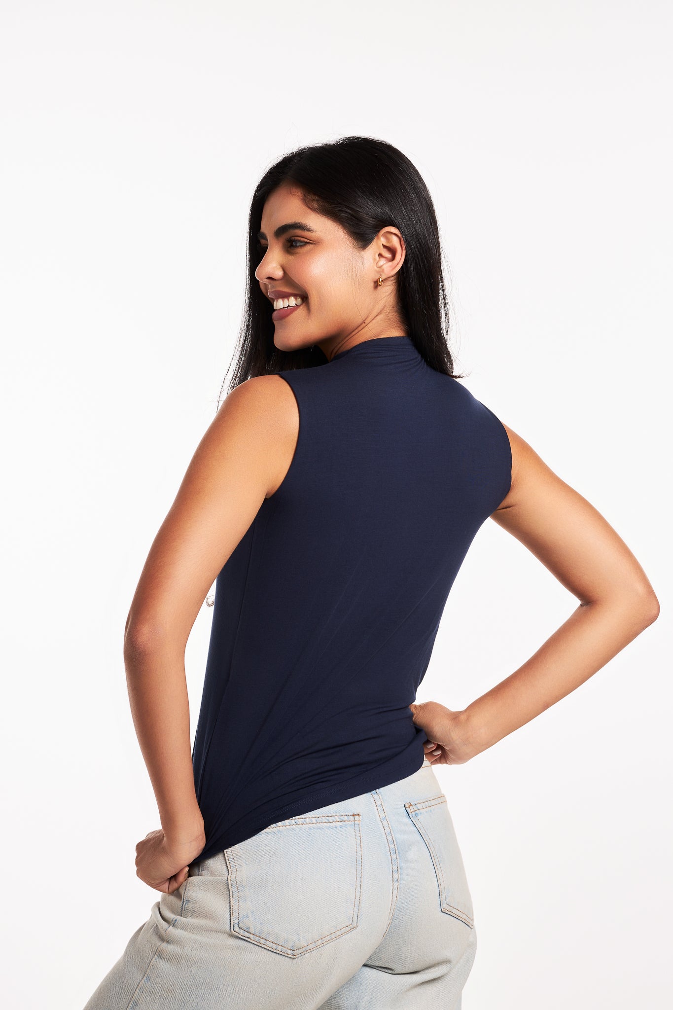 Bamboo Double Layer Sleeveless Undershirt