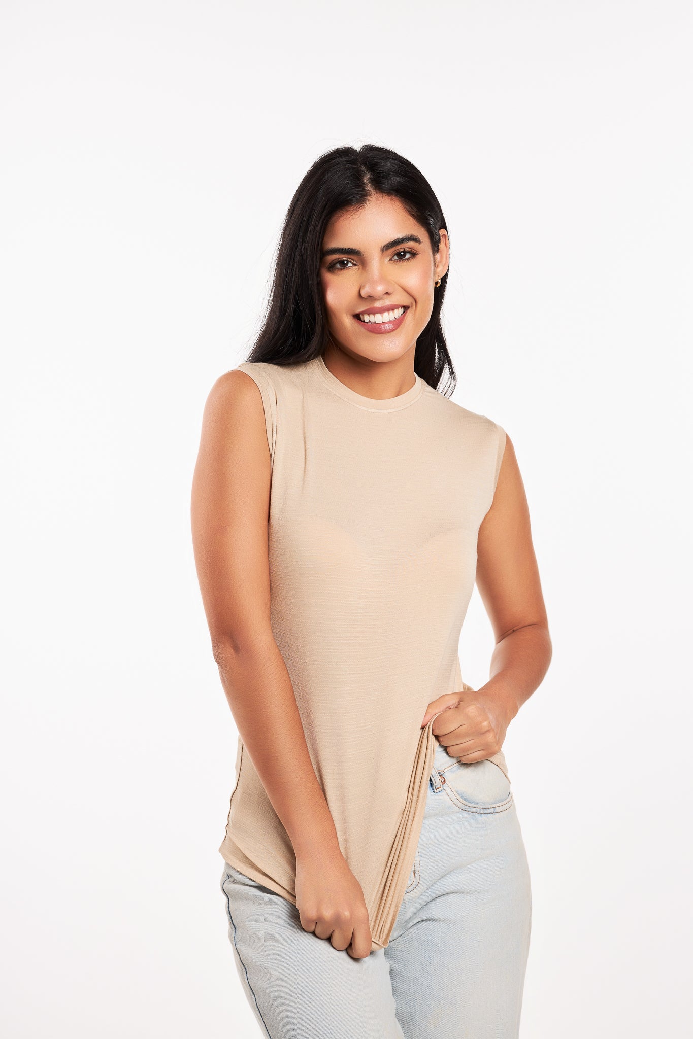 Bamboo Double Layer Sleeveless Undershirt