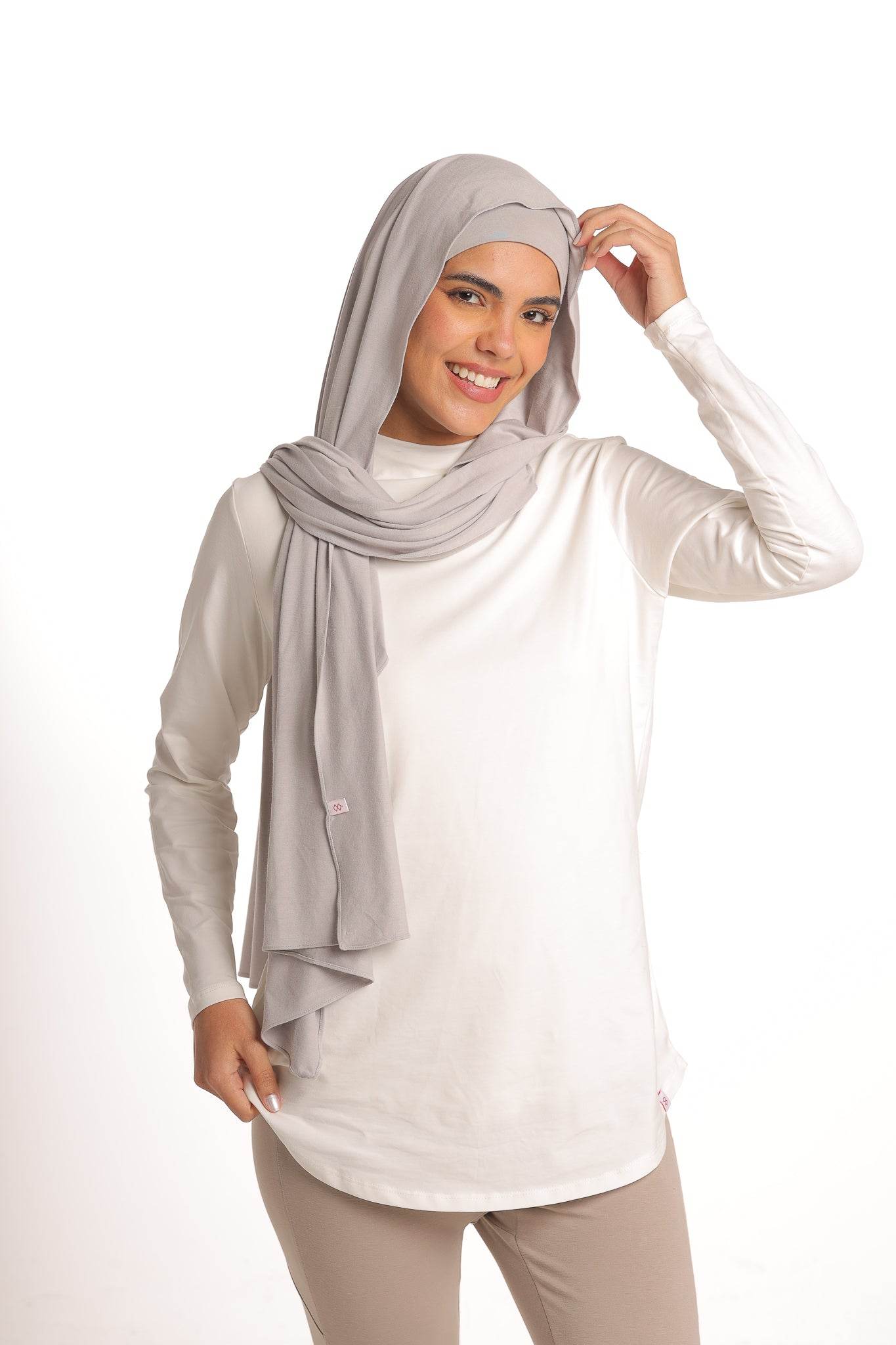 Bamboo + Premium Cotton Double Layer Long Fit Long Sleeves Basic T-Shirt - Breathe