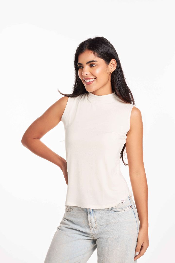Bamboo Double Layer Sleeveless Undershirt