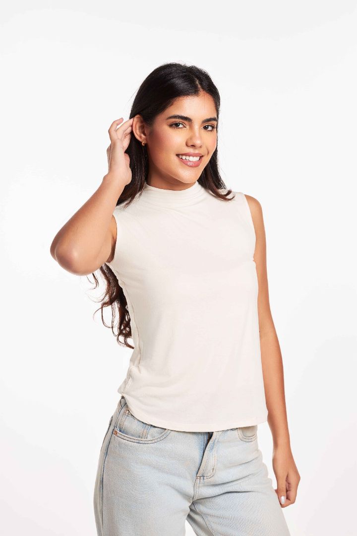 Bamboo Double Layer Sleeveless Undershirt