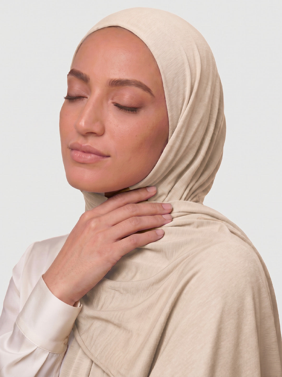 Breathe Bamboo Scarf in Beige