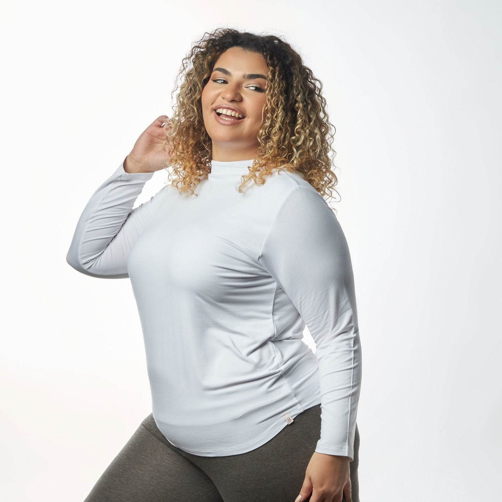 Bamboo Double Layer Long Sleeves Undershirt - Breathe