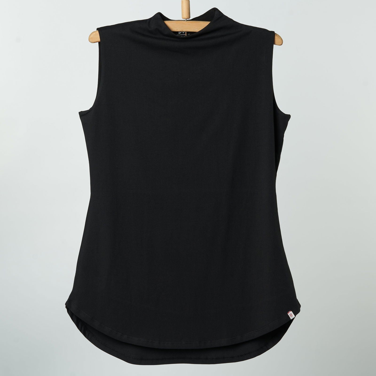 Bamboo + Premium Cotton Double Layer Long Fit Sleeveless Basic T-Shirt - Breathe