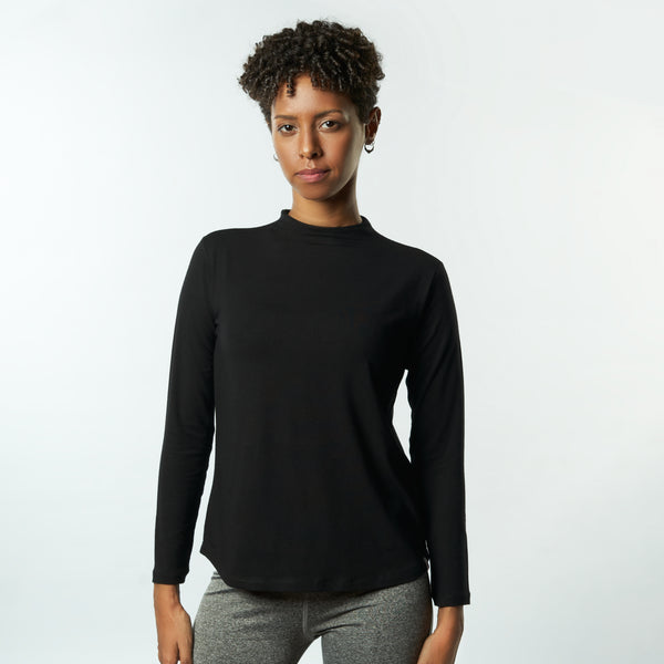 Bamboo Double Layer Long Sleeves Undershirt