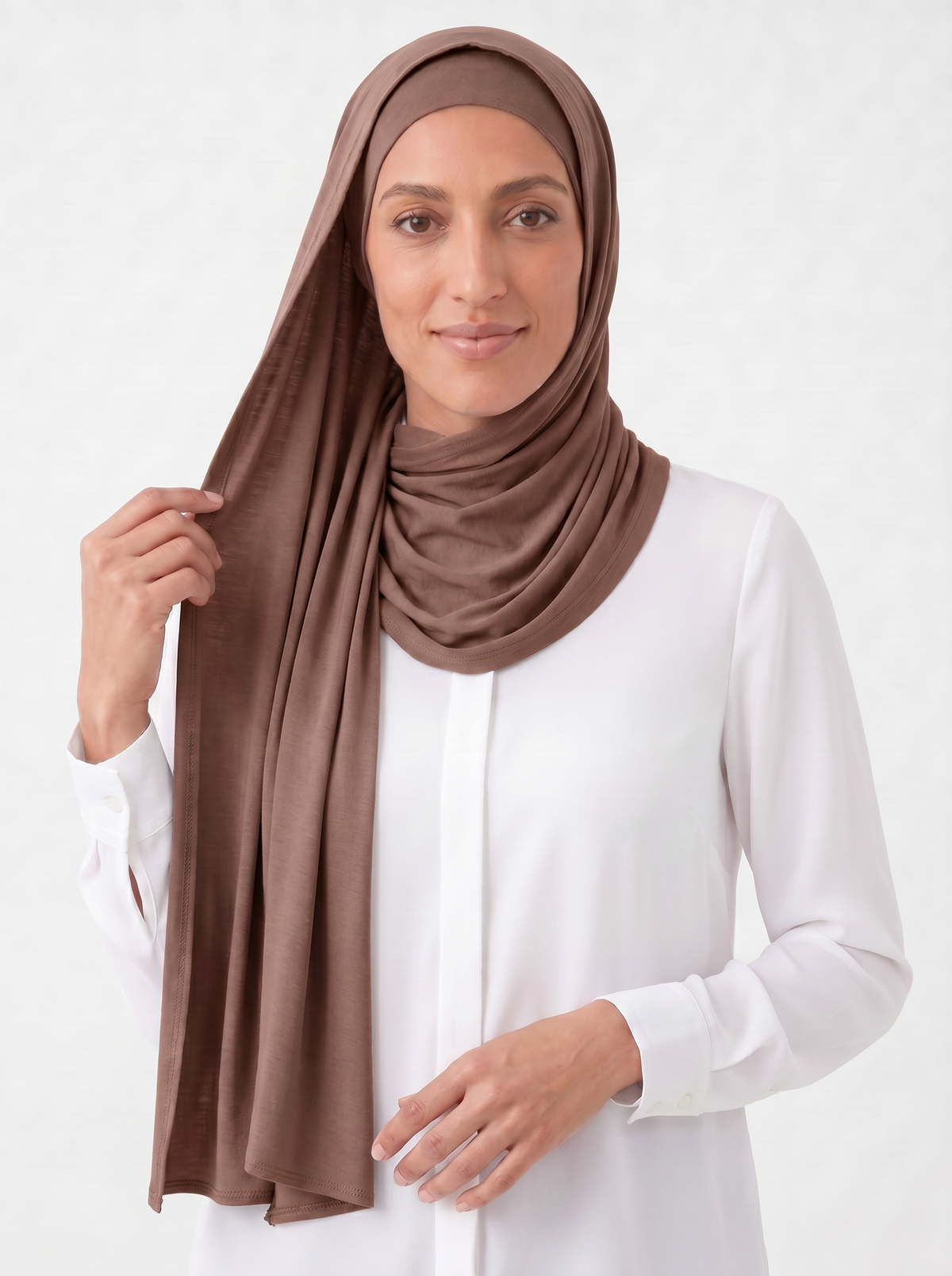 Breathe Bamboo Scarf in Choco Brown