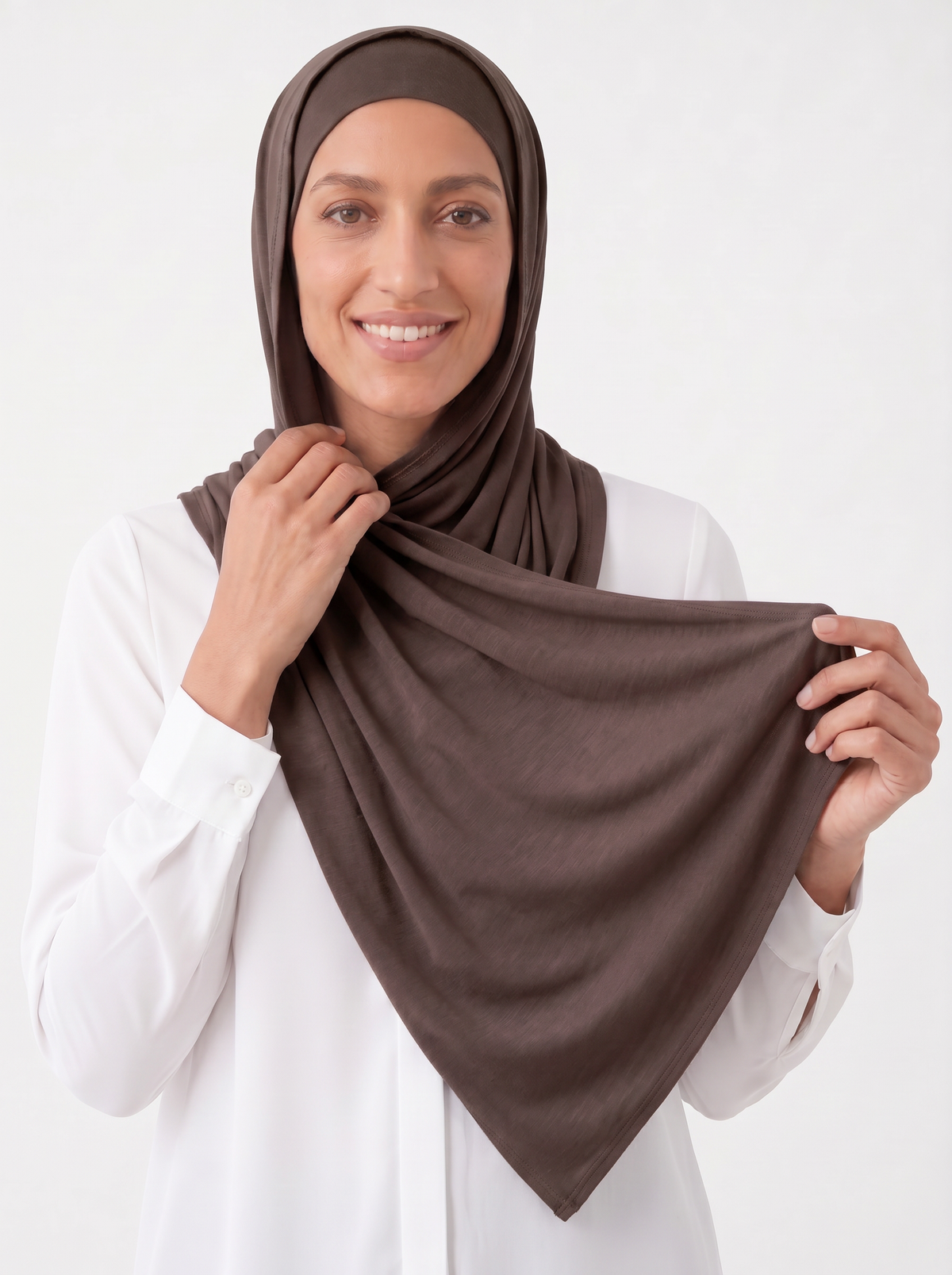Breathe Bamboo Scarf in Deep Cocoa
