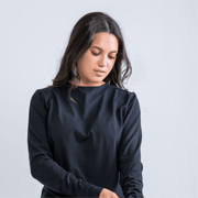 DOUBLE LAYER SHORT FIT LONG SLEEVES BASIC T-SHIRT Round - Breathe